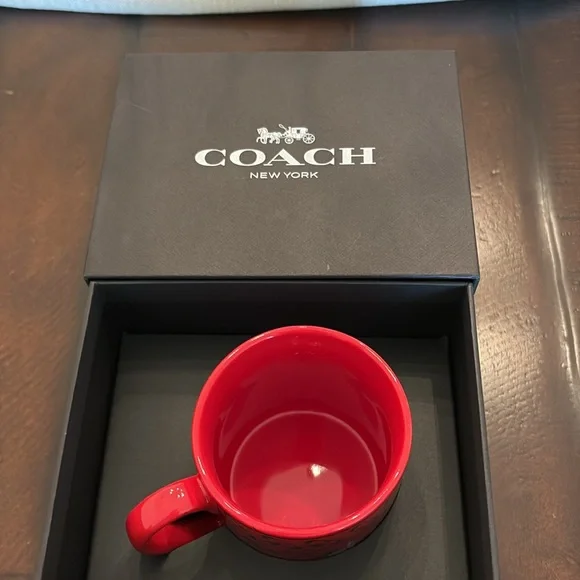 New Coach Disney Parks Mickey Mouse Red Limited Edition Coffee Mug Cup - Picture 6 of 6